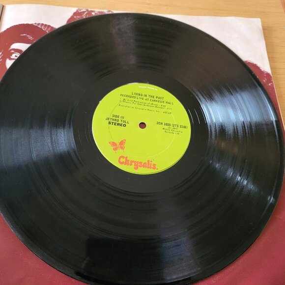 JETHRO TULL Living In The Past Double LP Vinyl Recor 1972 Chrysalis 2CH 1035 LP1 - Picture 11 of 13